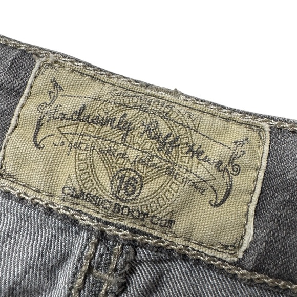 Ruff Hewn Classic Boot Cut Grey Wash denim jeans Womens 16 - Picture 6 of 12